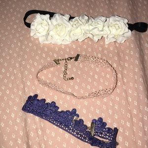 Checkers , one white head band